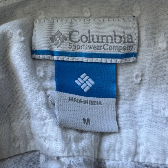 Columbia - White Button Down Shirt - Picture 10 of 12
